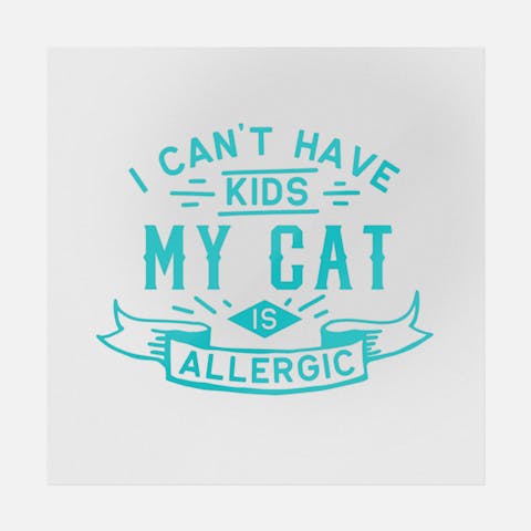 I Can't Have Kids My Cat Is Allergic