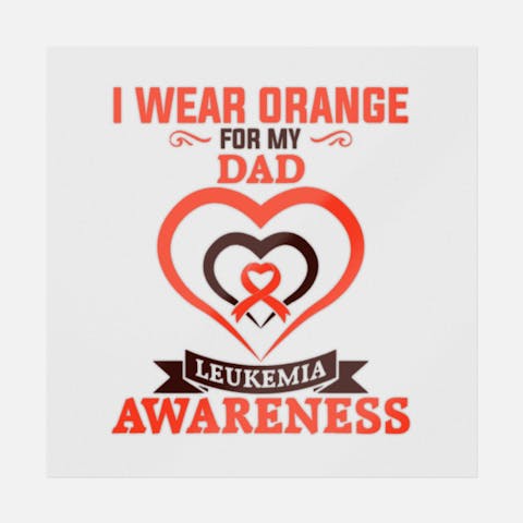 I Wear Orange For My Dad