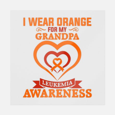 I Wear Orange For My Grandpa