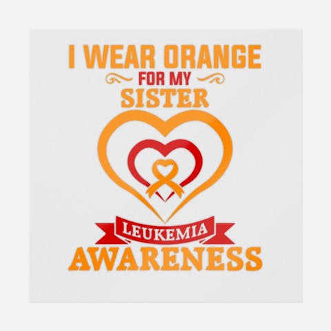 I Wear Orange for For My Sister