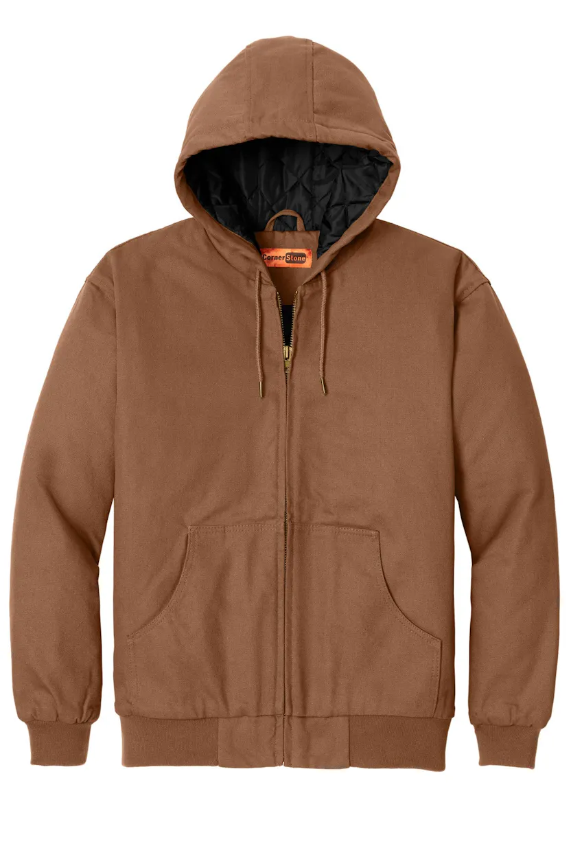 CornerStone J763H Duck Cloth Hooded Work Jacket