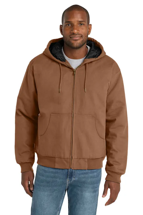 CornerStone J763H Duck Cloth Hooded Work Jacket