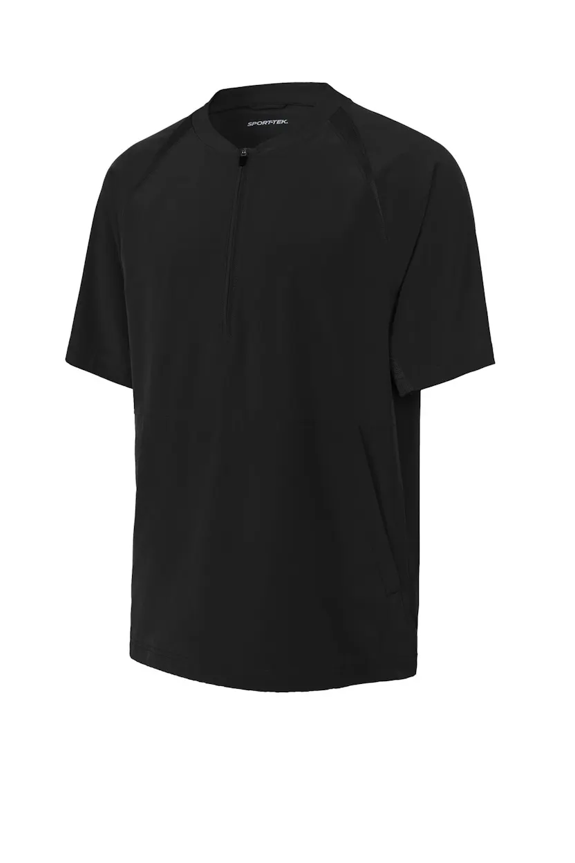 Sport-Tek JST489 Repeat 1/2-Zip Short Sleeve Jacket