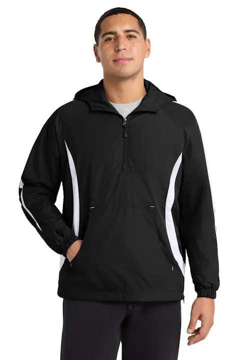 Sport-Tek JST63 Colorblock Raglan Anorak