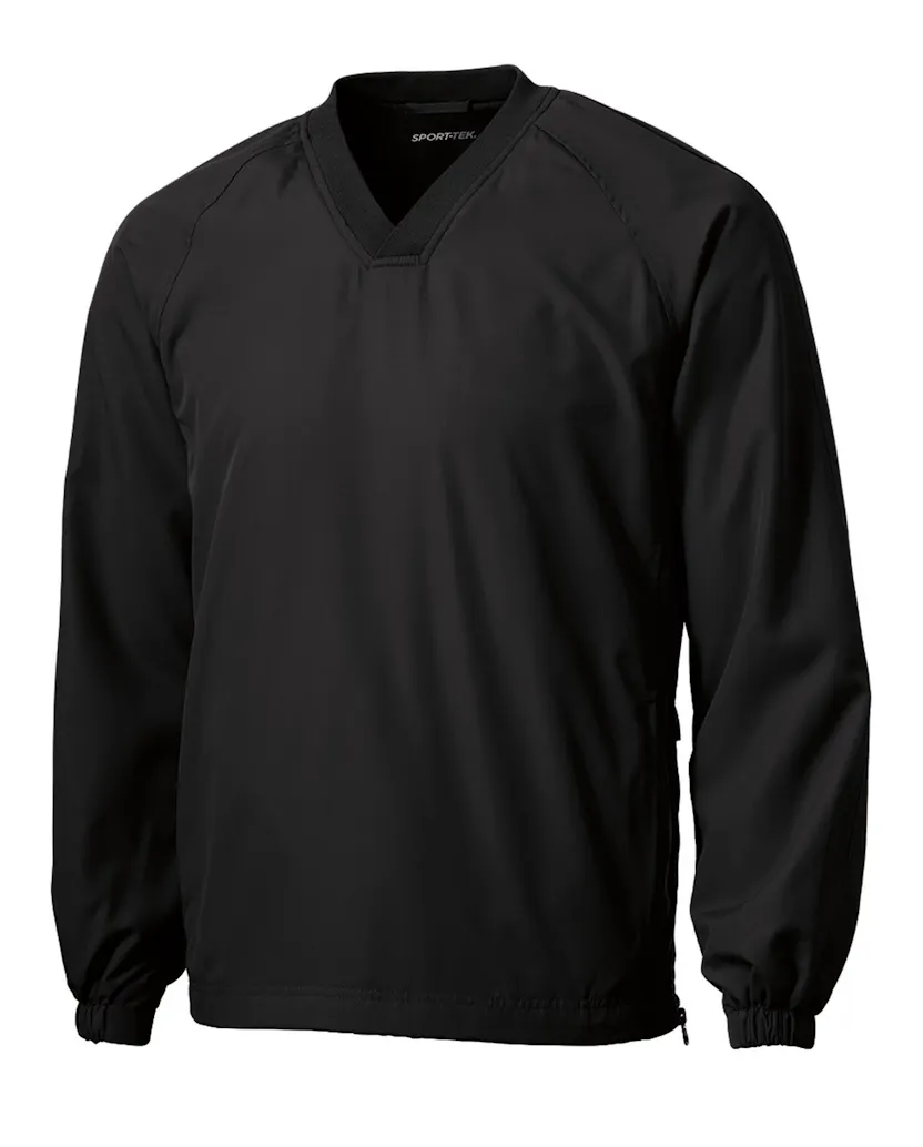 Sport-Tek JST72 V-Neck Raglan Wind Shirt