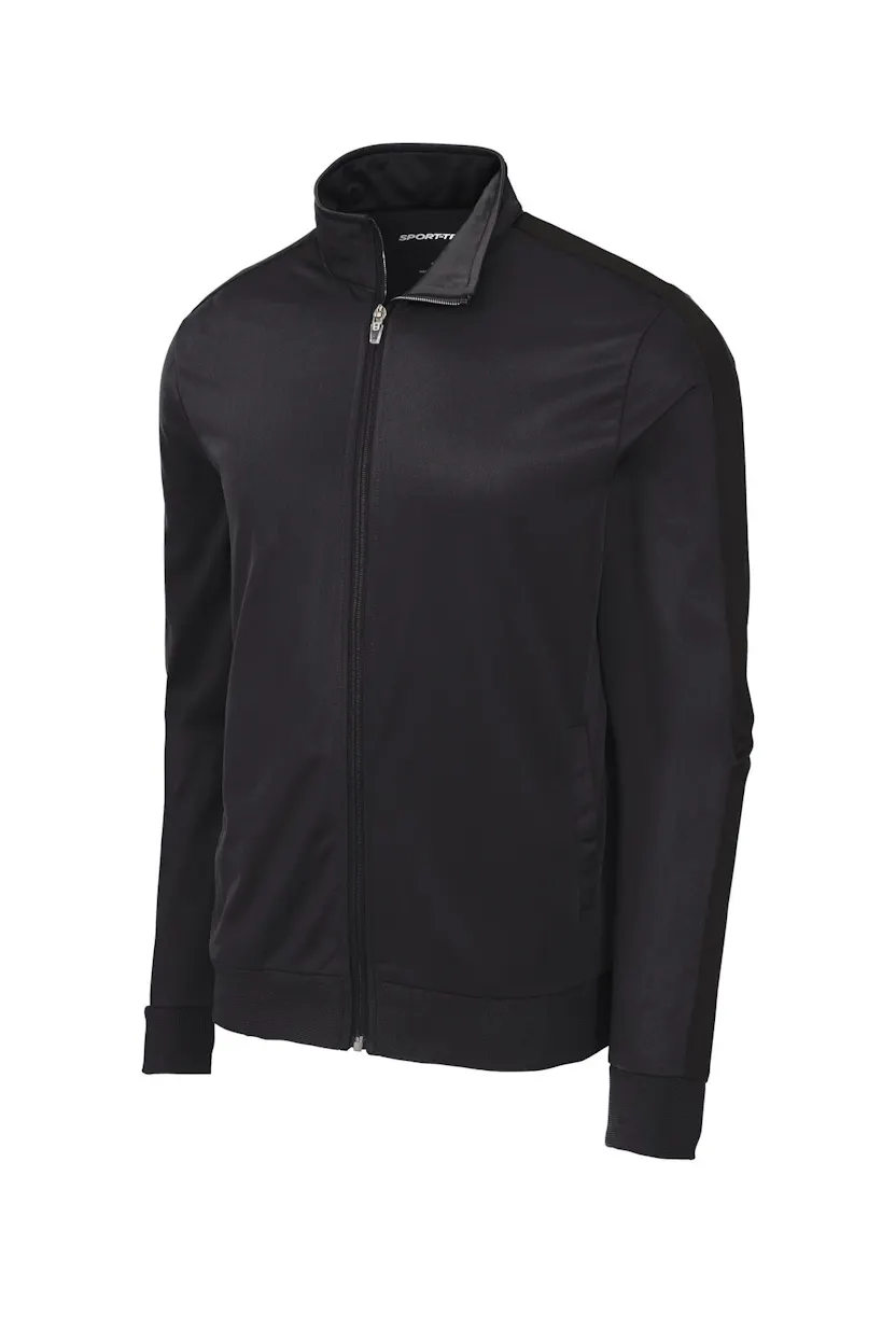 Sport-Tek JST94 Tricot Sleeve Stripe Track Jacket