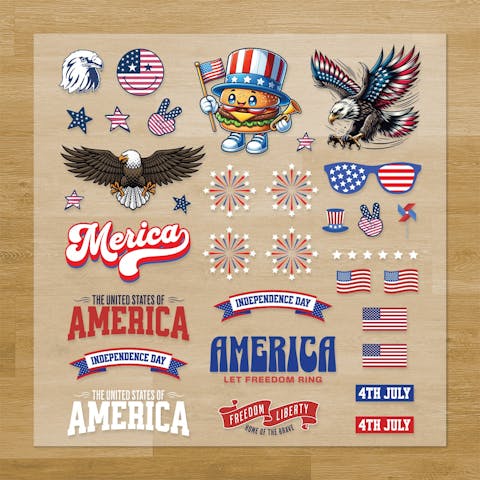 July 4th Pressables Pack