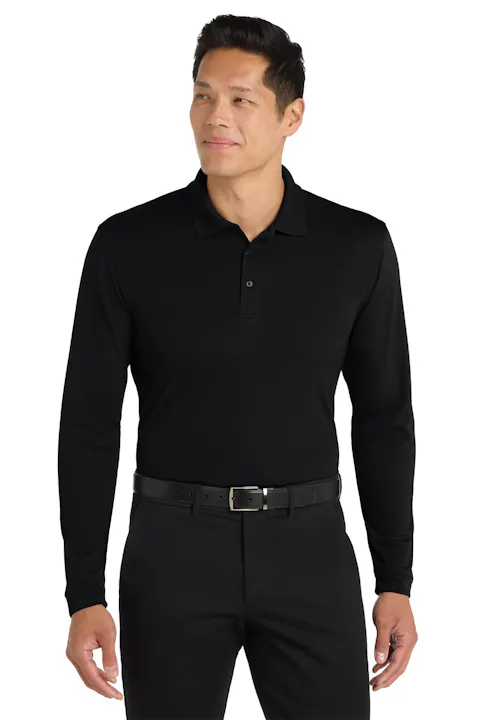 Port Authority K110LS Dry Zone  UV Micro-Mesh Long Sleeve Polo