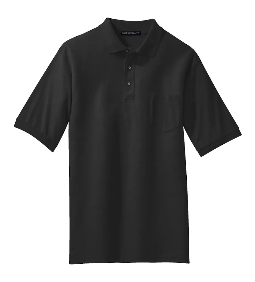 Port Authority K500P Silk Touch Polo with Pocket