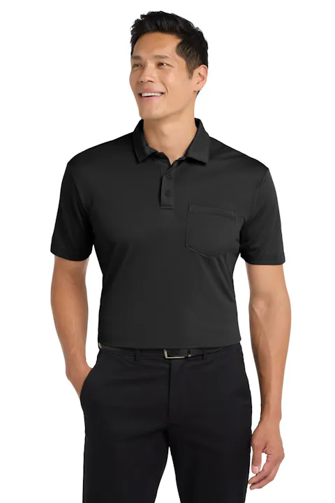 Port Authority K540P Silk Touch Performance Pocket Polo