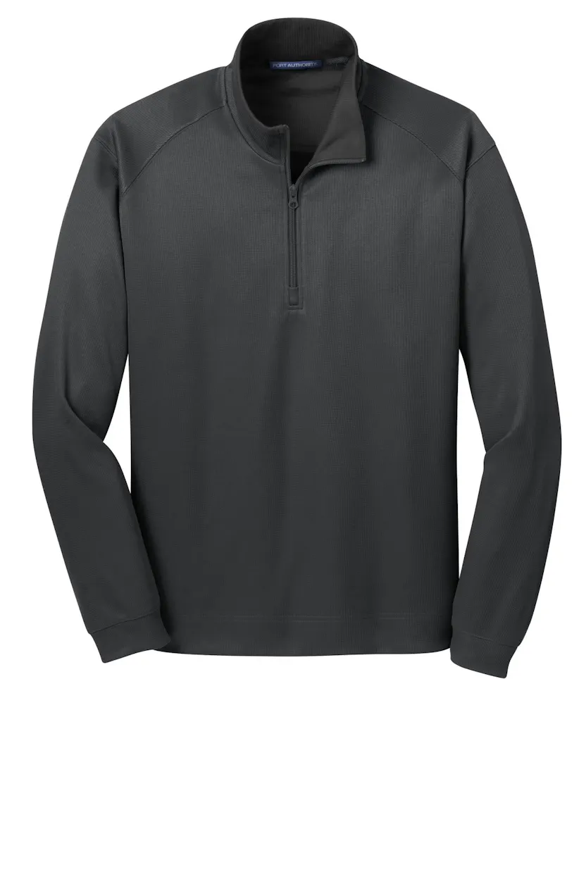 Port Authority K805 Vertical Texture 1/4-Zip Pullover