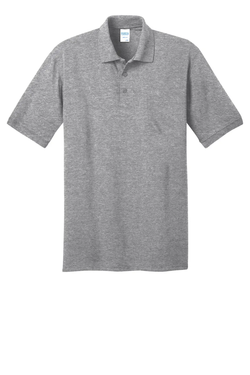 Port & Co KP55P Core Blend Jersey Knit Pocket Polo