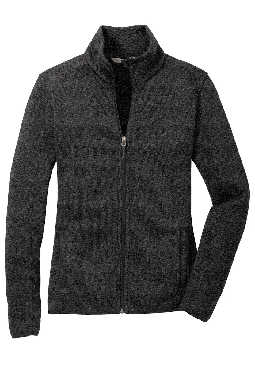 Port Authority L232 Women's Sweater Fleece Jacket