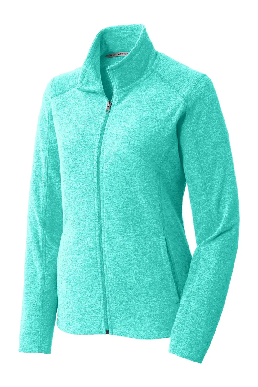 Port Authority L235 Women's Heather Microfleece Full-Zip Jacket