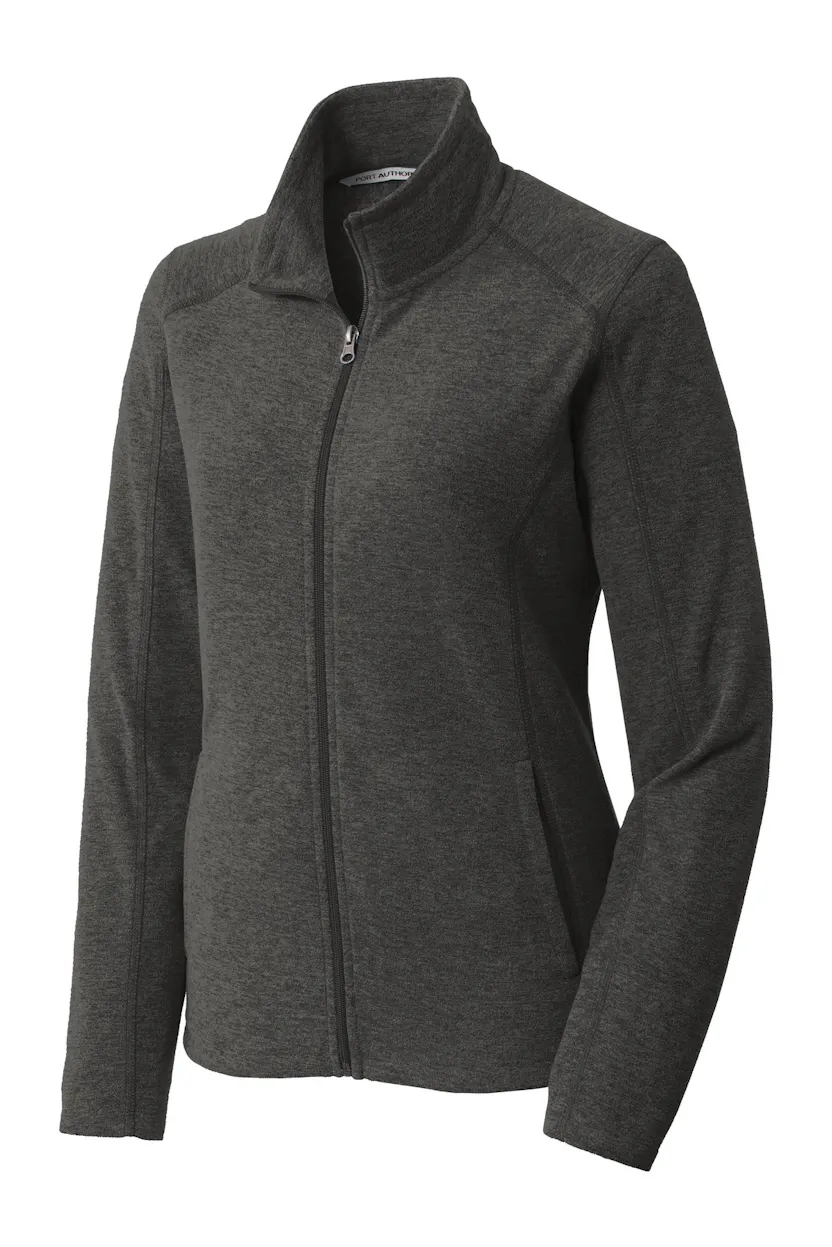 Port Authority L235 Women's Heather Microfleece Full-Zip Jacket