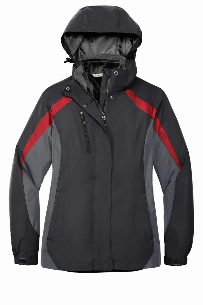 Port Authority L321 Women's Colorblock 3-in-1 Jacket