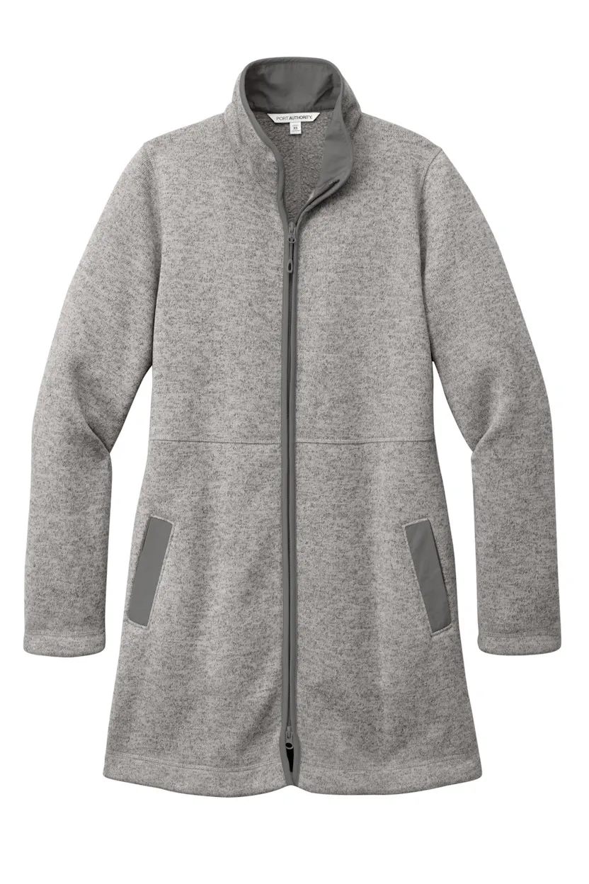 Port Authority L425 Women's Arc Sweater Fleece Long Jacket