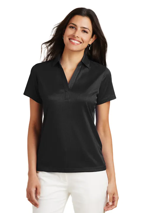Port Authority L528 Women's Performance Fine Jacquard Polo