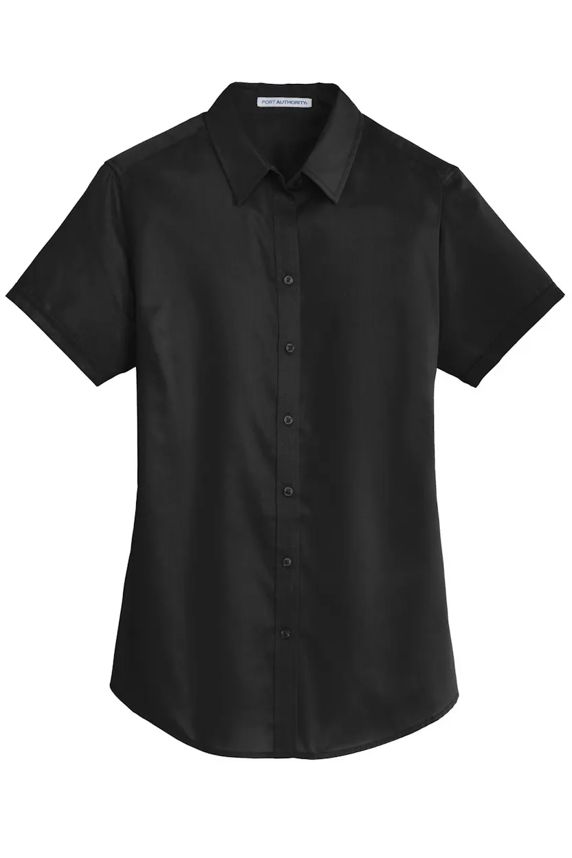 Port Authority L664 Women's Short Sleeve SuperPro Twill Shirt