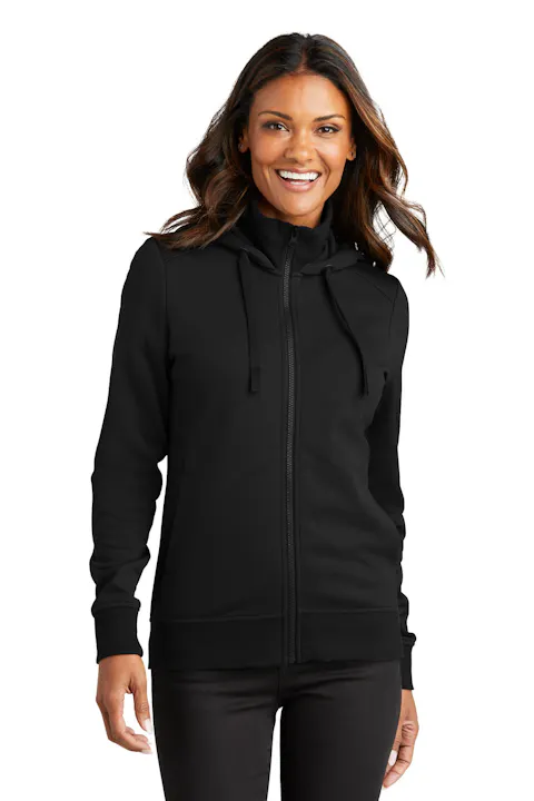 Port Authority L814 Women's Smooth Fleece Hooded Jacket