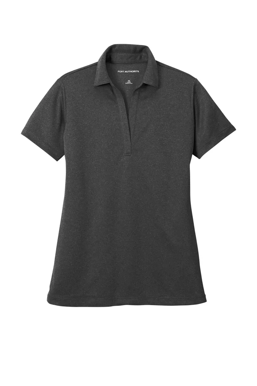 Port Authority LK542 Women's Heathered Silk Touch  Performance Polo