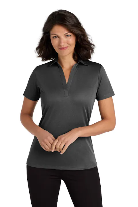 Port Authority LK542 Women's Heathered Silk Touch  Performance Polo