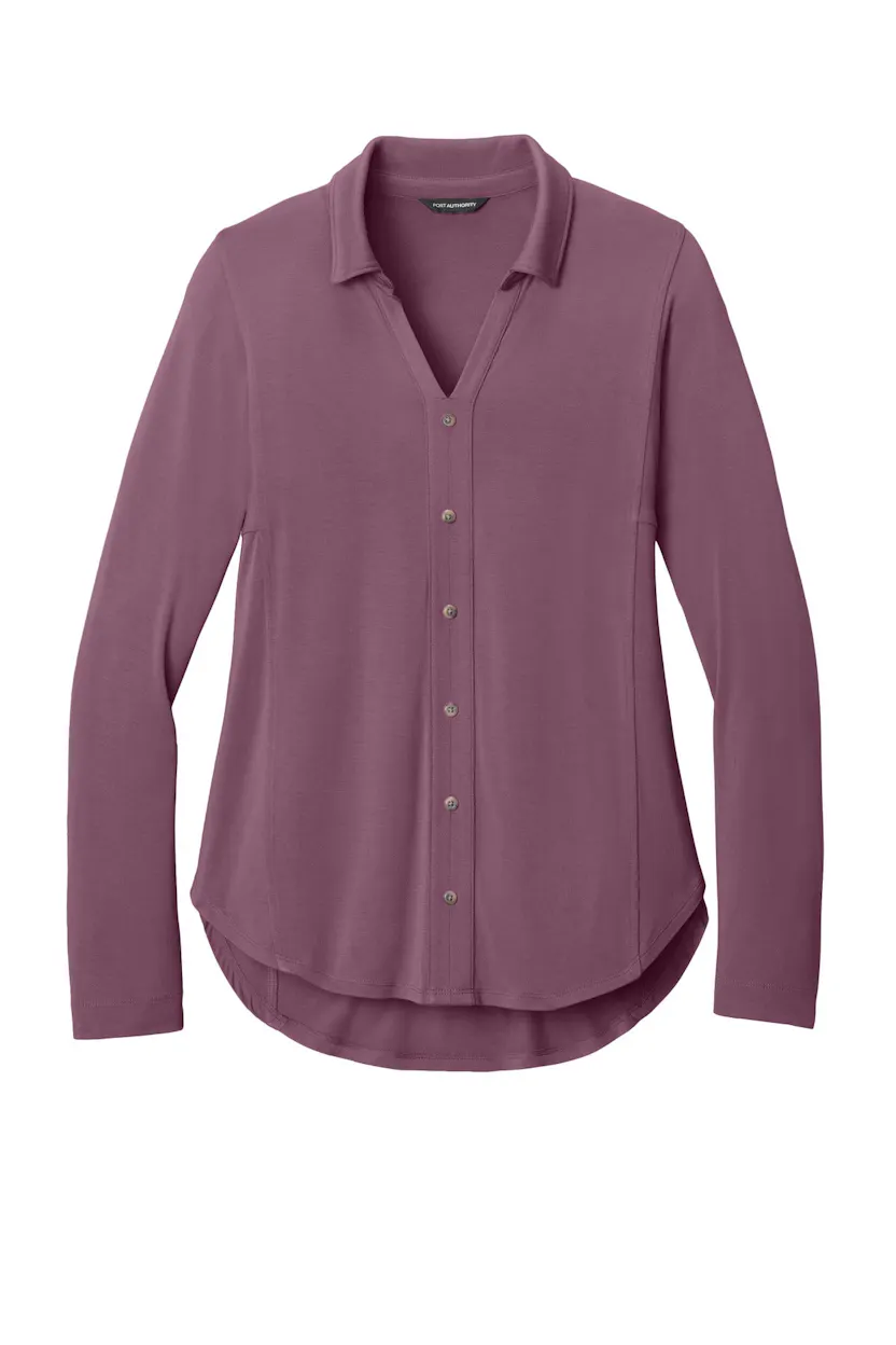 Port Authority LK5602 Women's Luxe Knit Button Tunic