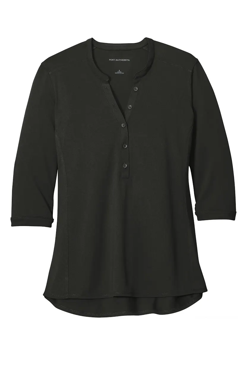 Port Authority LK750 Women's UV Choice Pique Henley