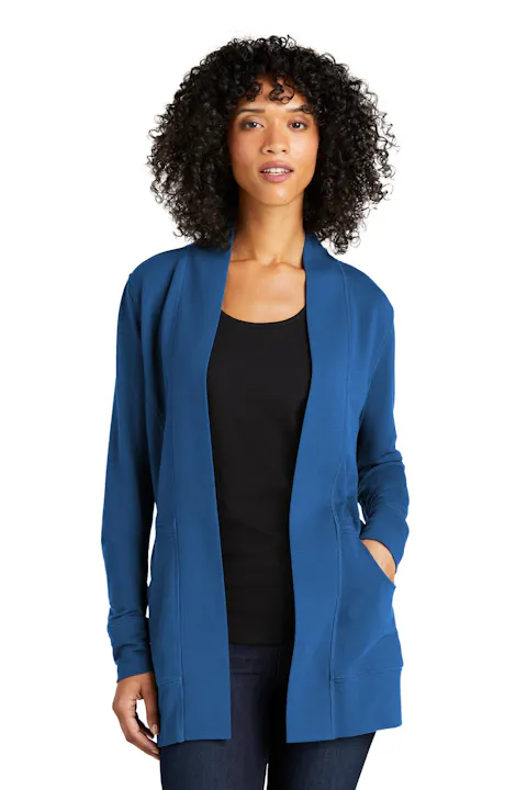Port Authority LK825 Women's Microterry Cardigan