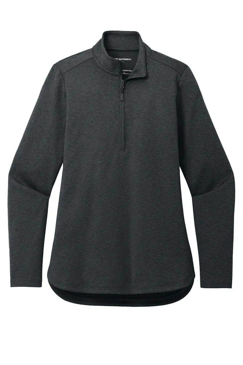 Port Authority LK880 Women's C-FREE Double Knit 1/4-Zip