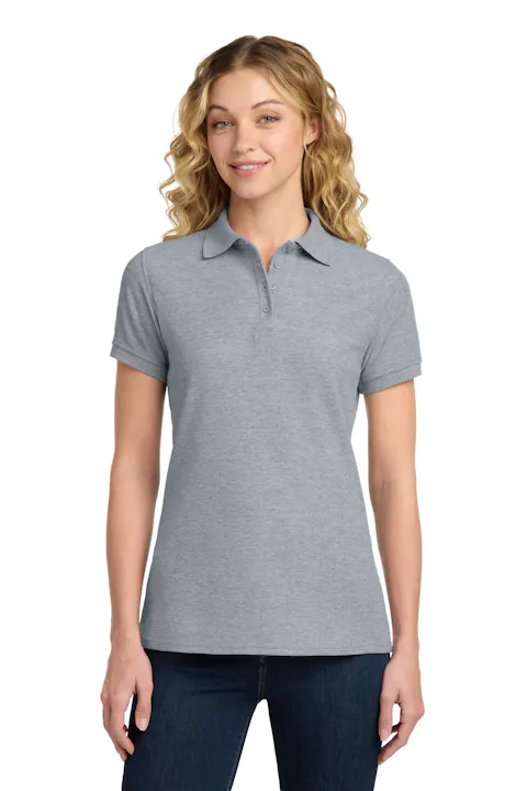 Port & Co LKP155 Women's Core Blend Pique Polo
