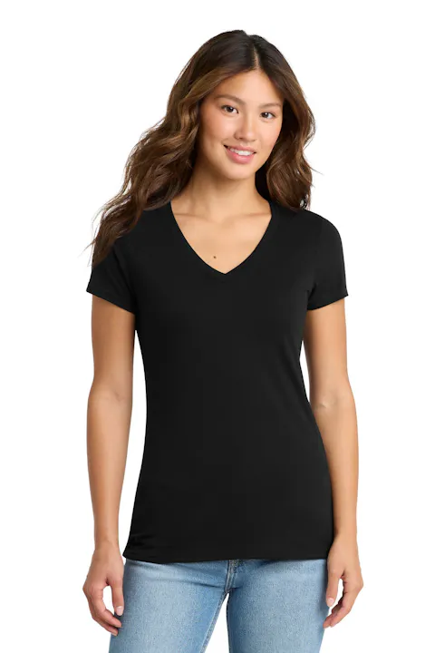 Port & Co LPC330V Women's Tri-Blend V-Neck Tee