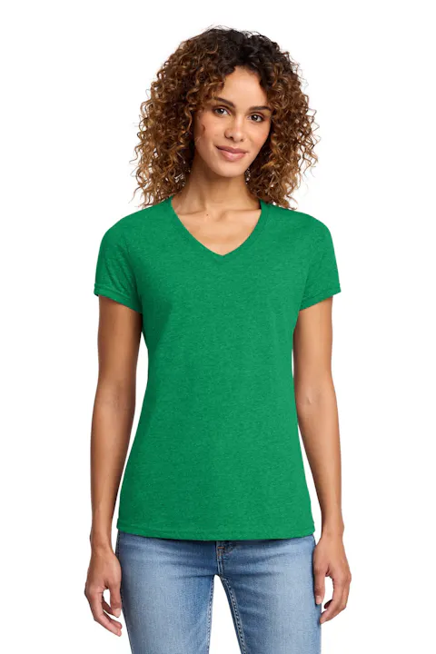 Port & Co LPC455V Women's Fan Favorite Blend V-Neck Tee