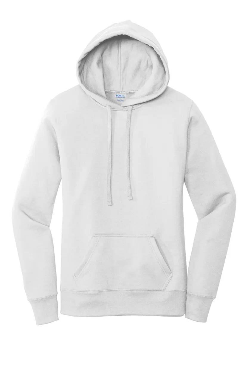 Port & Co LPC78H Women's Core Fleece Pullover Hooded Sweatshirt