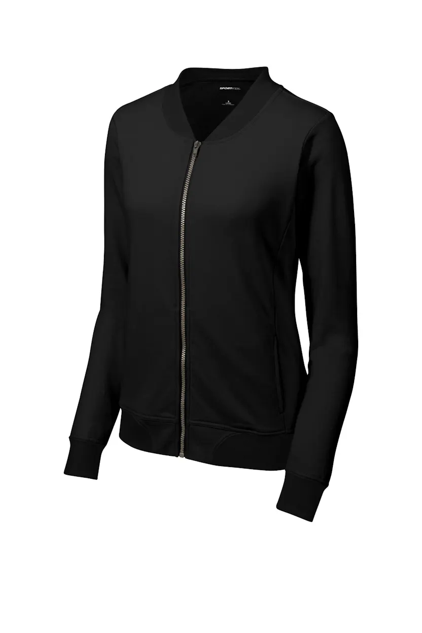 Sport-Tek LST274 Women's Lightweight French Terry Bomber