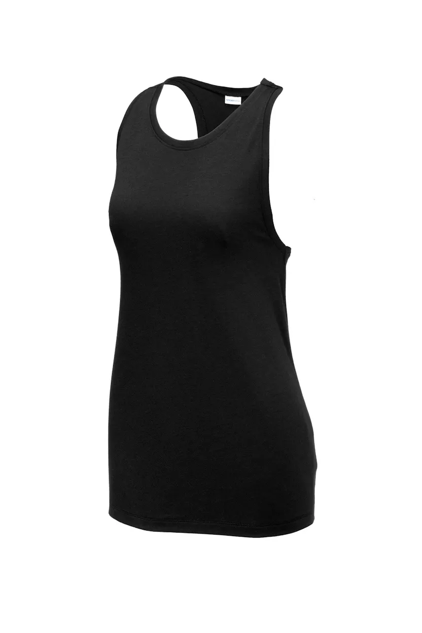 Sport-Tek LST402 Women's PosiCharge  Tri-Blend Wicking Tank