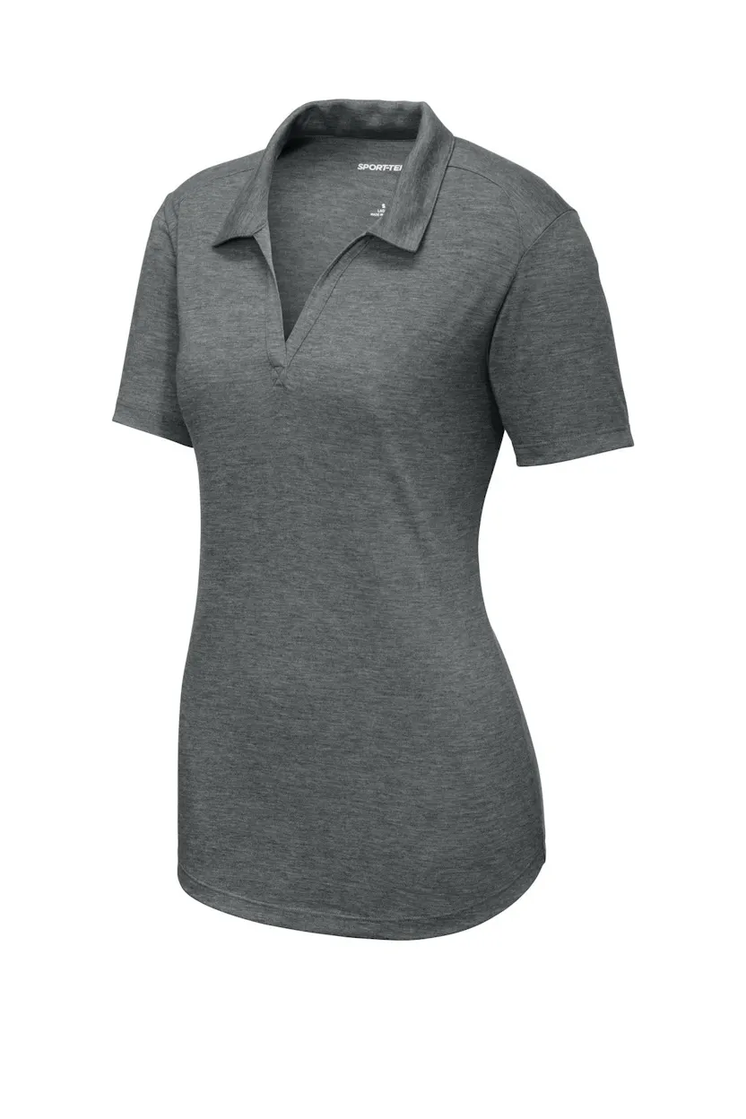 Sport-Tek LST405 Women's PosiCharge  Tri-Blend Wicking Polo