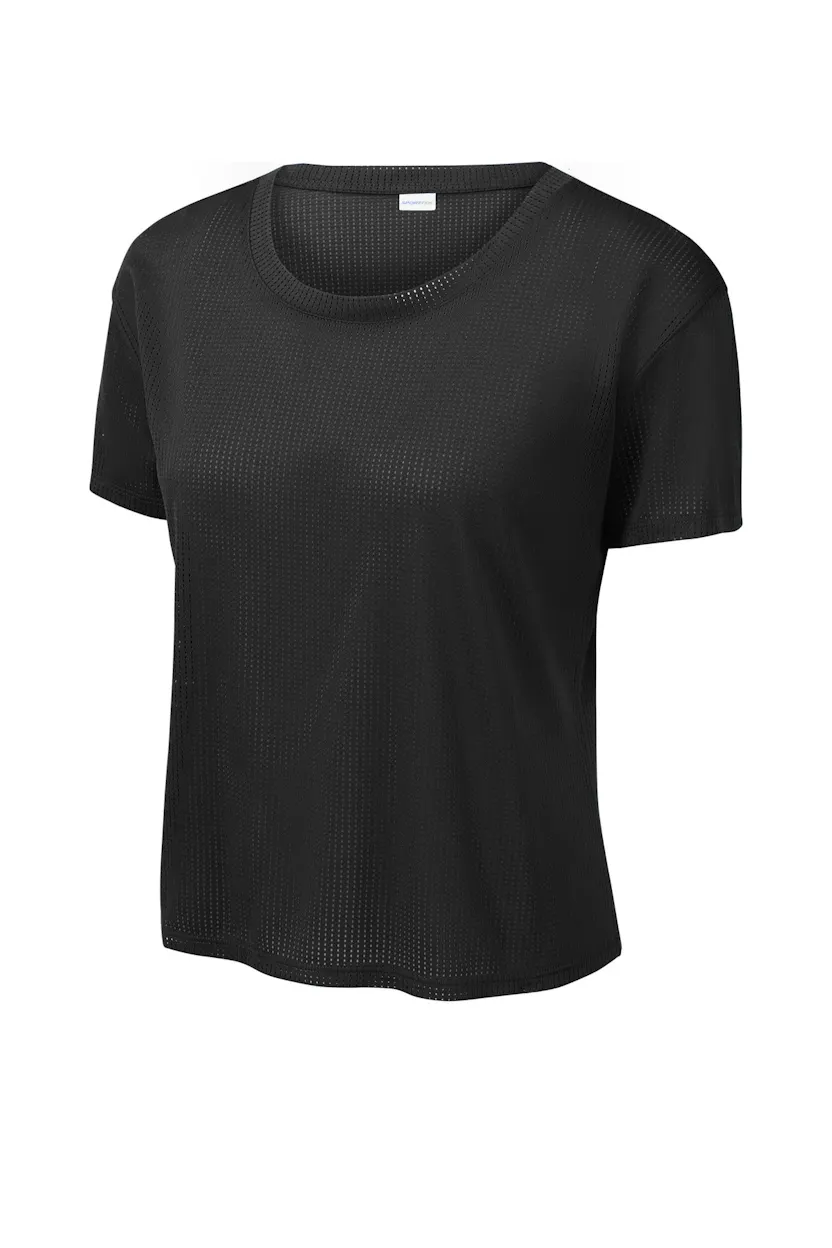 Sport-Tek LST411 Women's PosiCharge  Draft Crop Tee