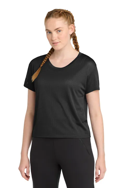 Sport-Tek LST411 Women's PosiCharge  Draft Crop Tee
