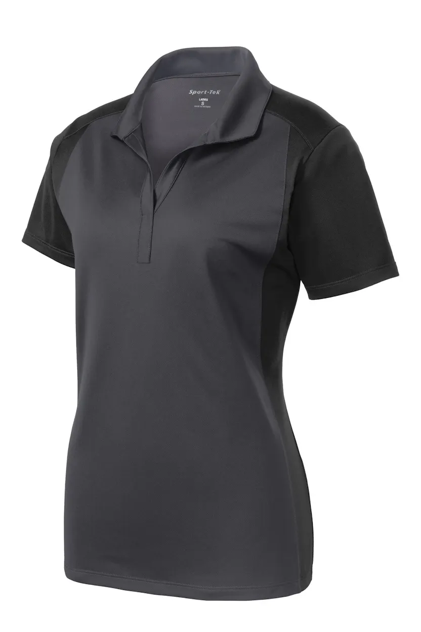 Sport-Tek LST652 Women's Colorblock Micropique Sport-Wick Polo