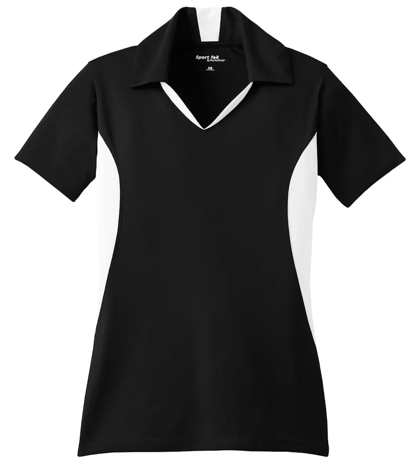 Sport-Tek LST655 Women's Side Blocked Micropique Sport-Wick Polo