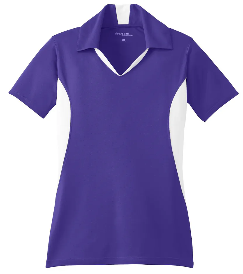 Sport-Tek LST655 Women's Side Blocked Micropique Sport-Wick Polo