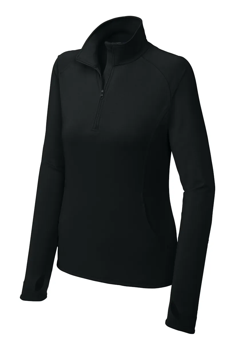 Sport-Tek LST850 Women's Sport-Wick Stretch 1/4-Zip Pullover