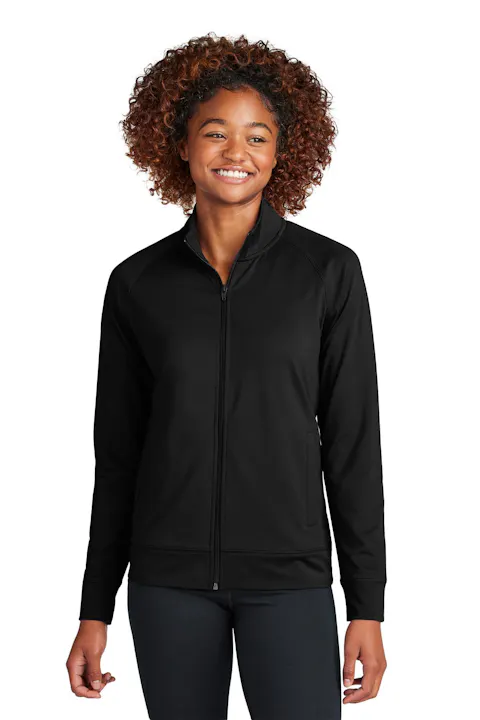Sport-Tek LST857 Women's Sport-Wick Stretch Full-Zip Cadet Jacket