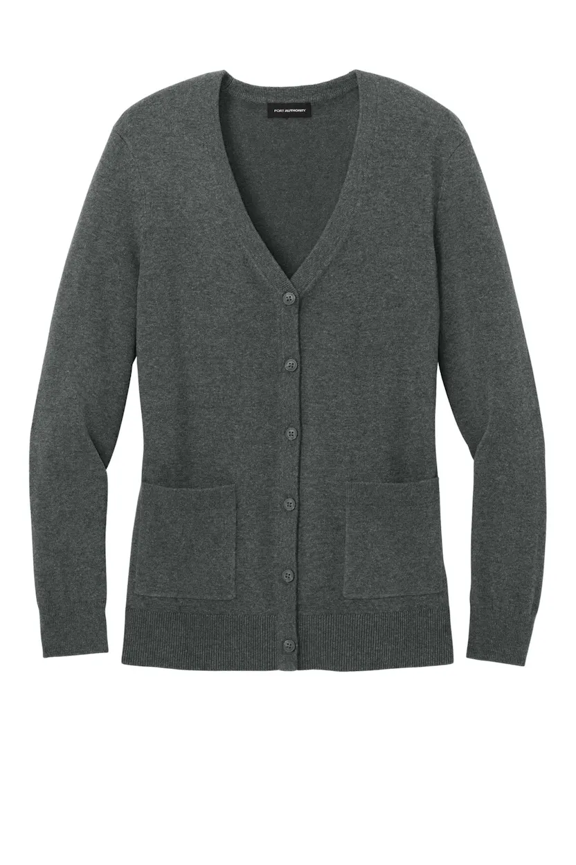 Port Authority LSW4150 Women's Easy Care Button-Up Cardigan Sweater