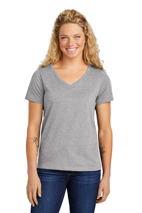 Volunteer Knitwear LVL45V Women's Daily V-Neck Tee