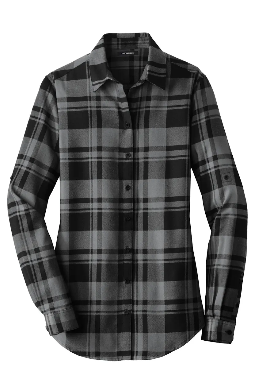 Port Authority LW668 Women's Plaid Flannel Tunic