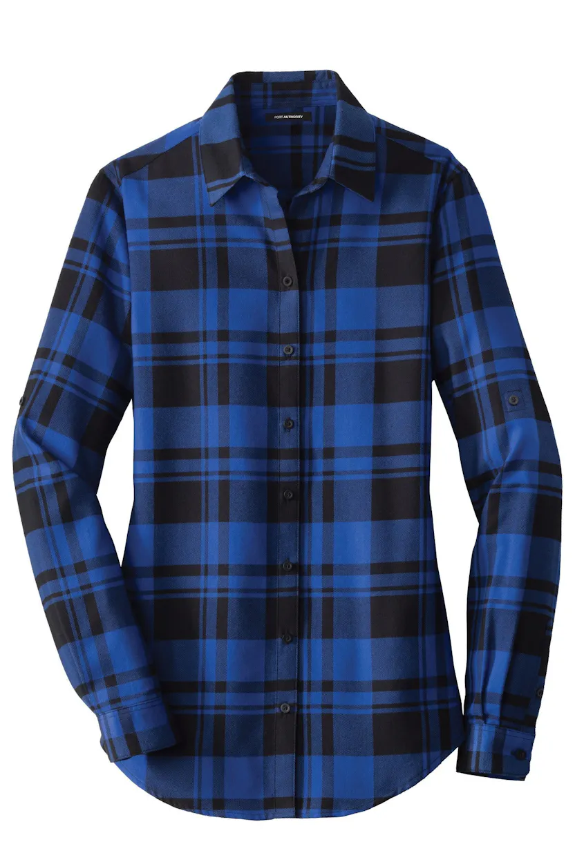 Port Authority LW668 Women's Plaid Flannel Tunic