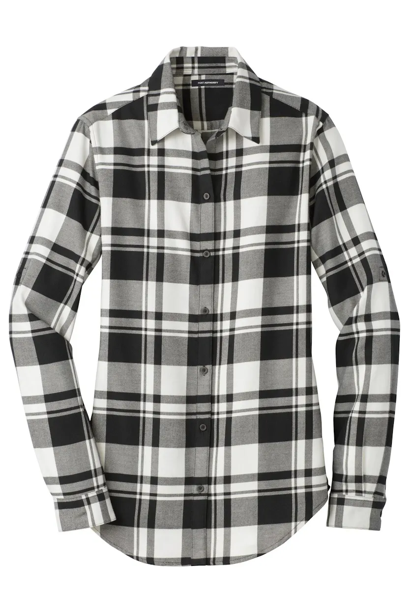 Port Authority LW668 Women's Plaid Flannel Tunic