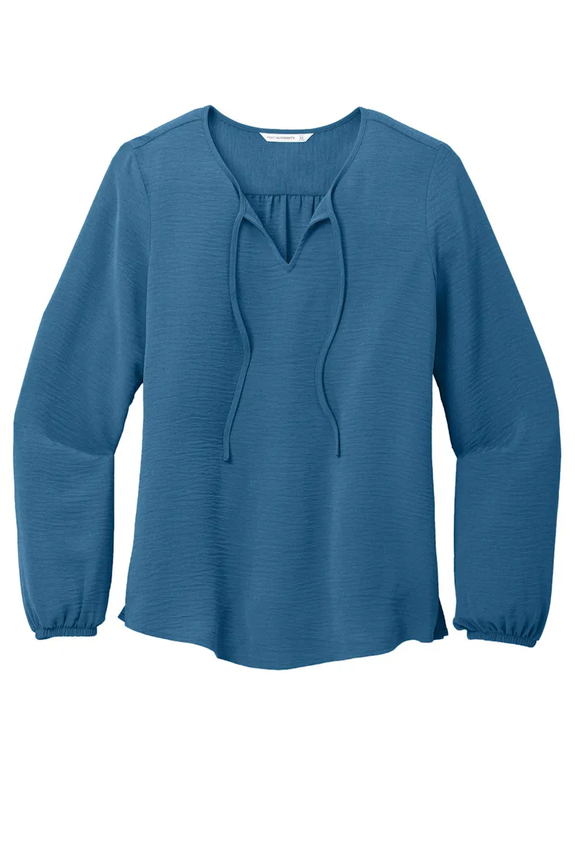 Port Authority LW714 Women's Textured Crepe Blouse